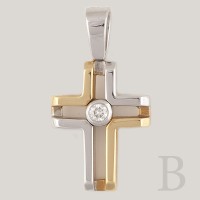 Γυναικείος σταυρός Κ18